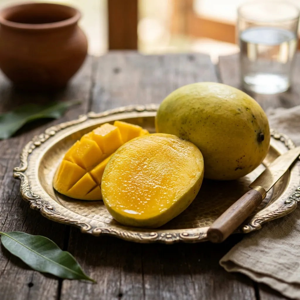 রসালো আমের ক্লোজআপ